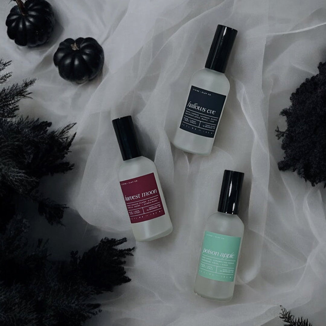 Halloween Room, Linen, + Body Sprays