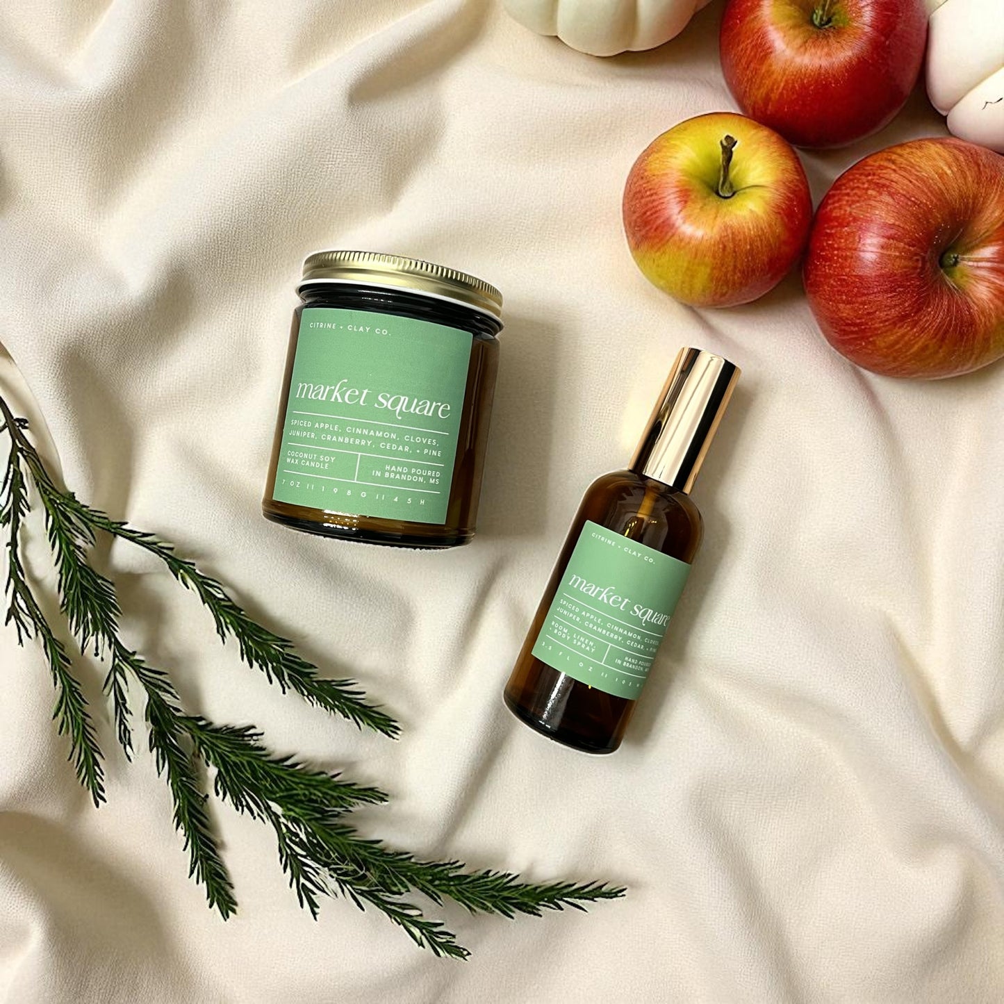 Autumn Candle + Spray Bundle